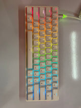 AK61 61-Key RGB Mechanical Gaming Keyboard – Ultra-Compact 60% Layout, Dynamic Backlighting & Multi-OS Compatibility