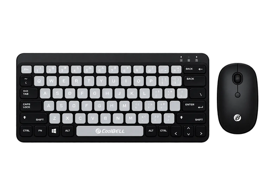 CoolBELL Mini Pro Combo – KM300e | Wireless Keyboard & Mouse | Dual Mode 2.4GHz + Bluetooth