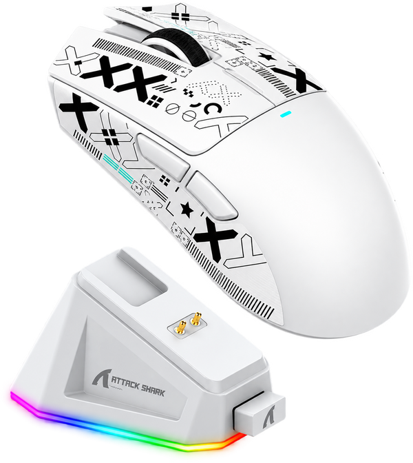 ATTACK SHARK X11 Wireless Gaming Mouse with Charging Dock