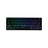 Tezarre TK-63 Wireless Mechanical Gaming Keyboard – Tri-Mode (2.4GHz / BT 5.0 / USB-C), Hot-Swappable Gateron Optical Switches, PBT Pudding Keycaps & RGB