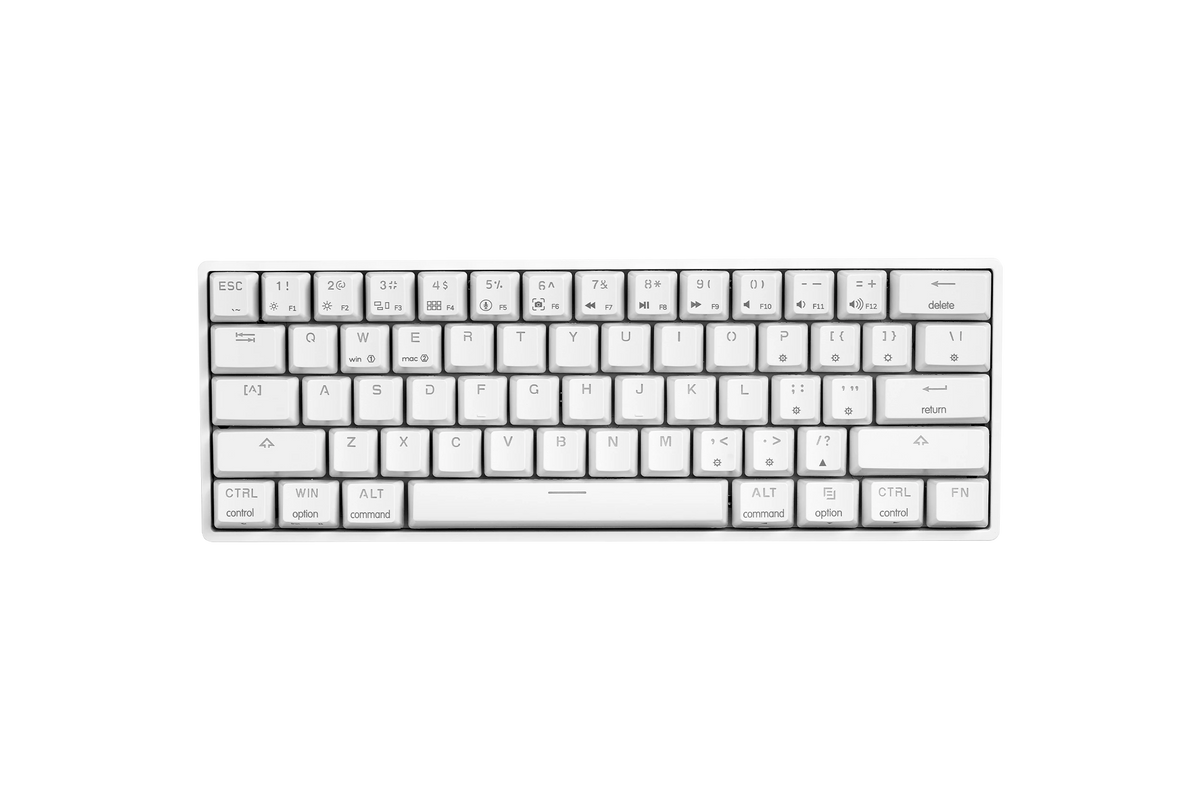 AK61 61-Key RGB Mechanical Gaming Keyboard – Ultra-Compact 60% Layout, Dynamic Backlighting & Multi-OS Compatibility
